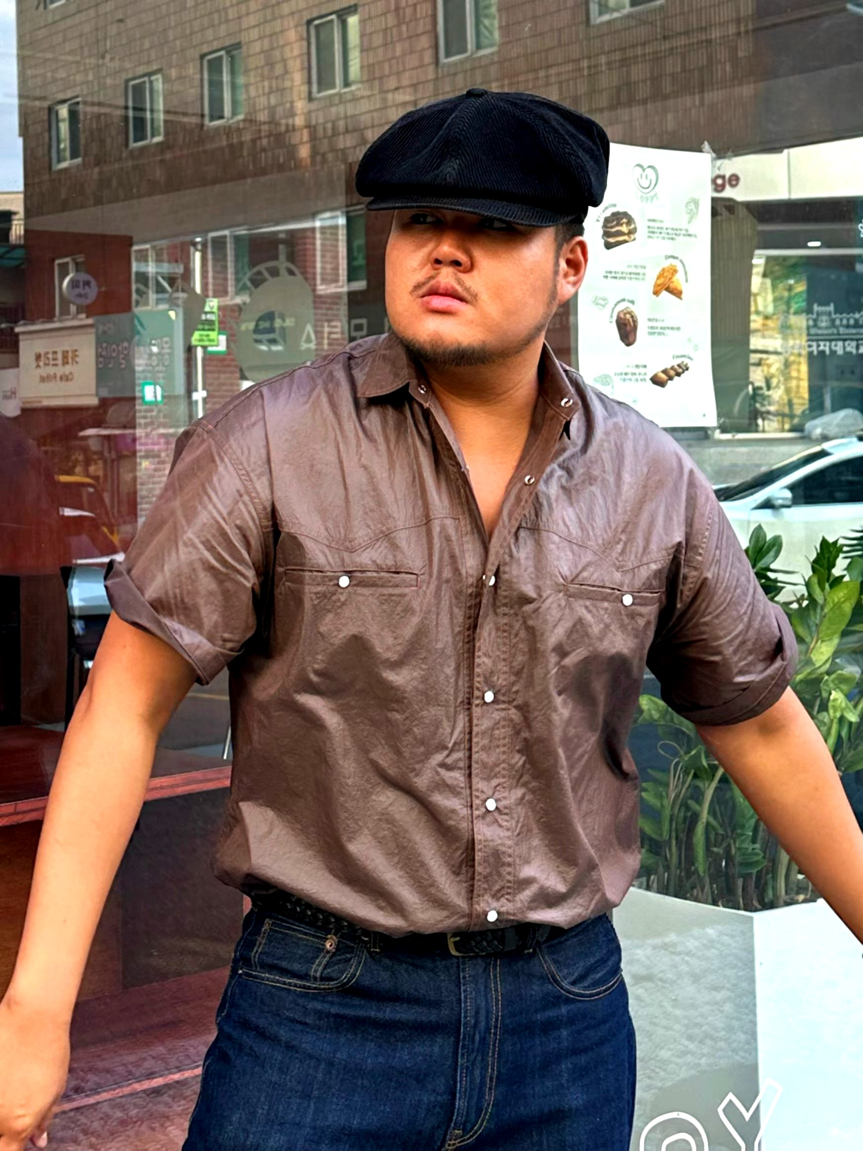 남성 패션 캐주얼 상의, 편안하고 다양한 상황에 적합