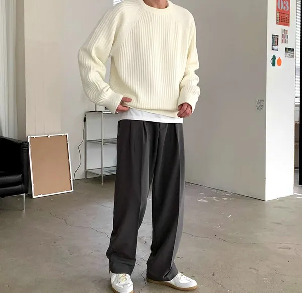 Stylish Casual Men's Knit Top