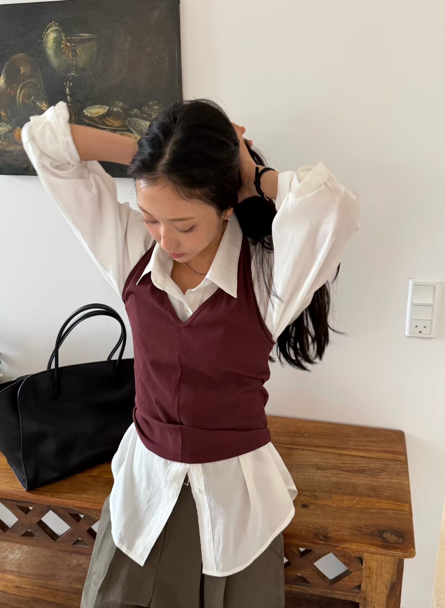 패션 여성 상의, 우아하고 다재다능하며 다양한 경우에 적합