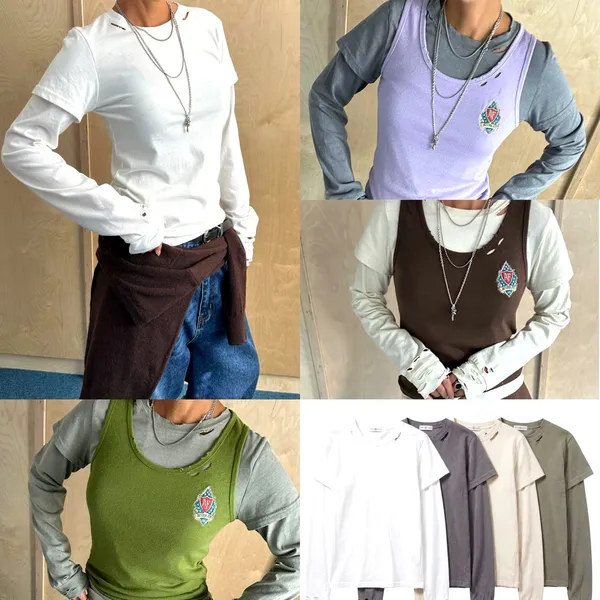 Fashionable Women's T-Shirt, Comfortable and Versatile for Spring and Autumn