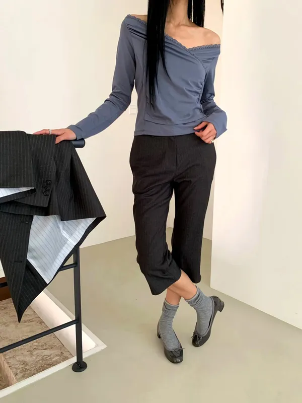 Seluar Formal Wanita Slim Elegan, Tampilkan Daya Tarik di Tempat Kerja