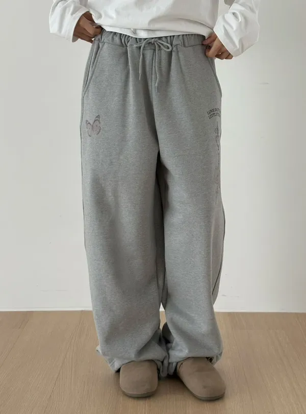 Comfortable Casual Loose Fit Gray Sweatpants