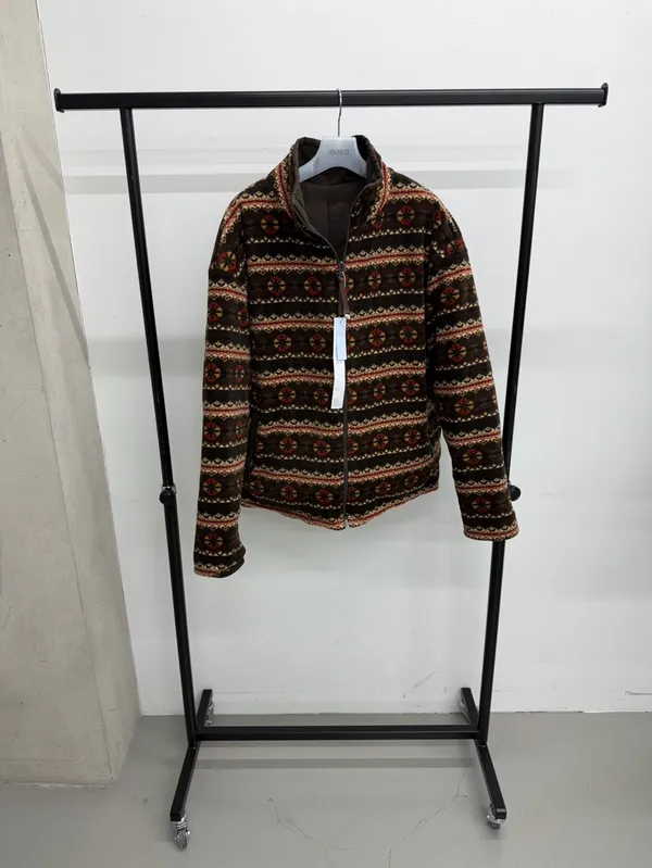 Vintage Floral Pattern Women's Jacket - Warm, Comfortable, and Fashionable