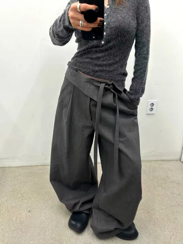 Fashionable Loose Fit Casual Pants, Comfortable and Versatile