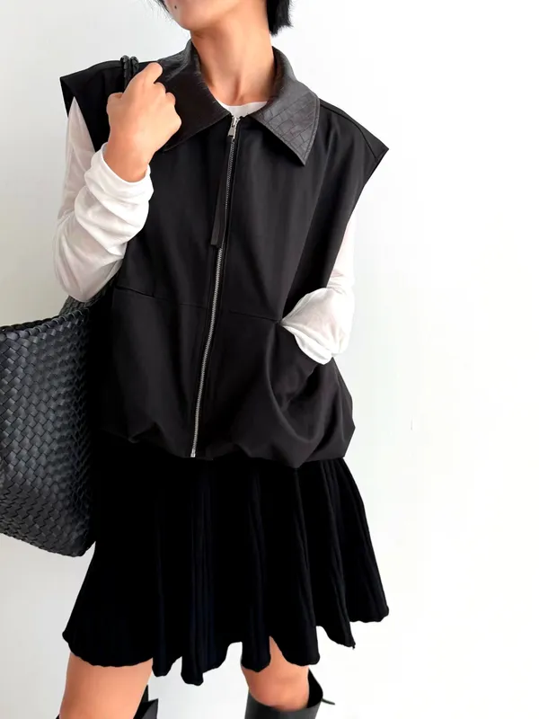 Stylish Women's Vest Jacket, Minimalist Design, Perfect Match