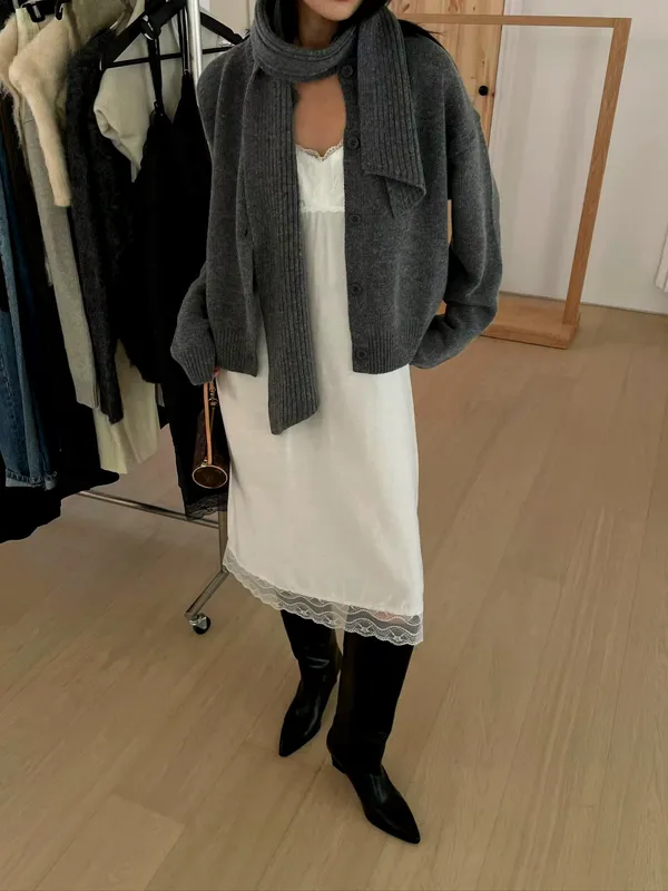 Áo khoác cardigan đan nữ thanh lịch - Thoải mái và thời trang
