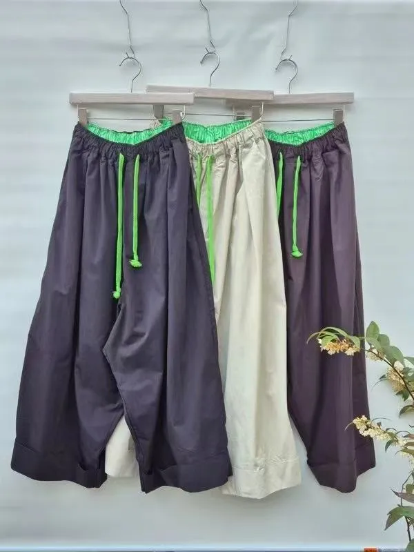 Fashionable Loose-Fit Sports Pants, Breathable and Comfortable for Spring and Summer