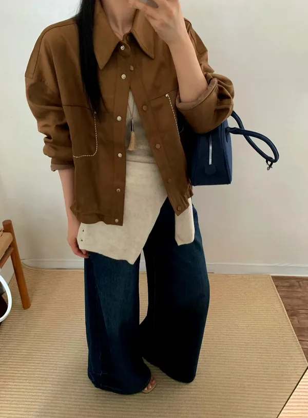 Chic Casual Women's Jacket - Essential for Fall and Winter Elegance