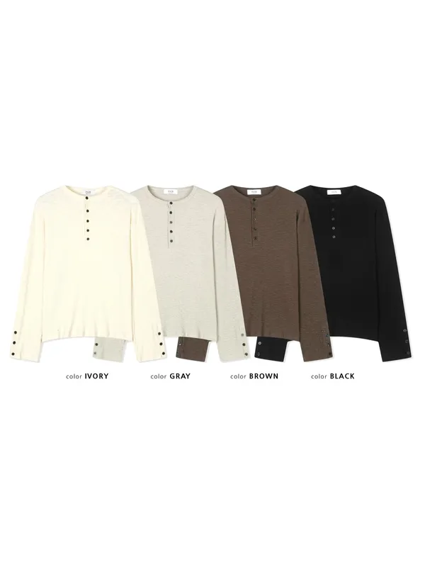 Stylish Men's Long Sleeve Top - Comfortable and Versatile