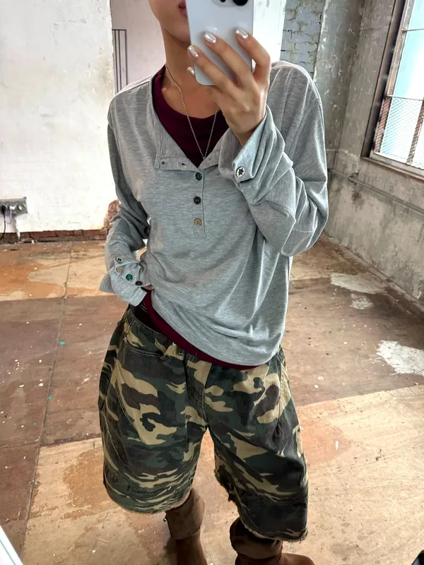 Stylish Casual Men's Long Sleeve Top - Comfortable and Breathable