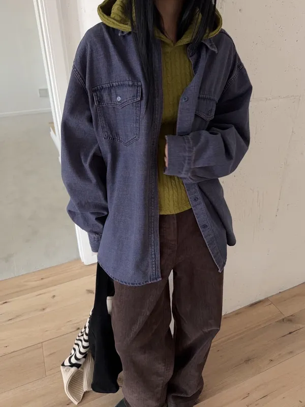 Retro Style Loose Denim Jacket