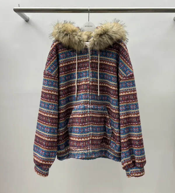 Stylish Plush Coat for Winter Outings - Warm and Fashionable