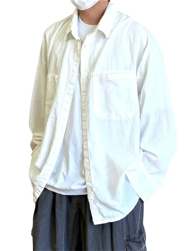 Casual Loose-Fit Men's Shirt - Comfortable and Versatile