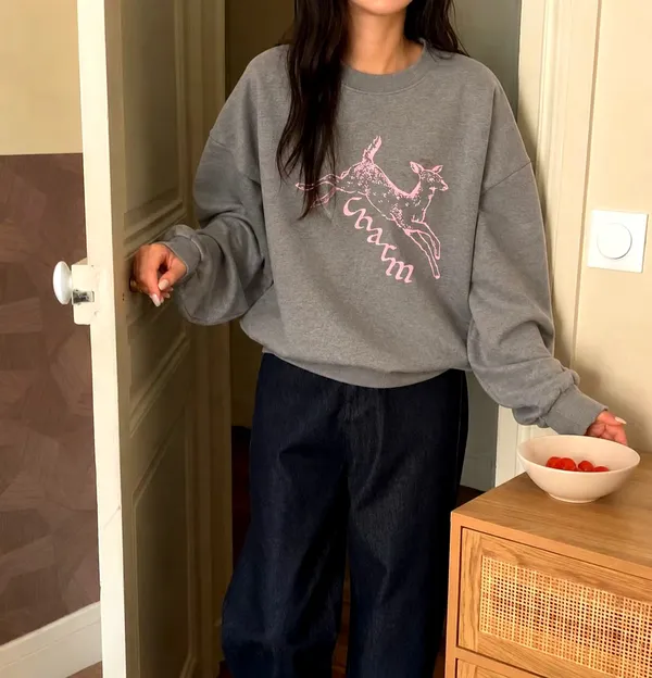 Hoodie Gray Bergaya, Gaya Santai yang Selesa