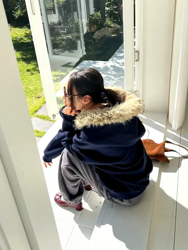 Stylish Women's Jacket with Warm Fur Collar Design