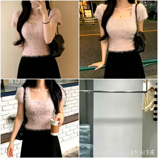 Soft Plush Women's Top, Fashionable and Comfortable