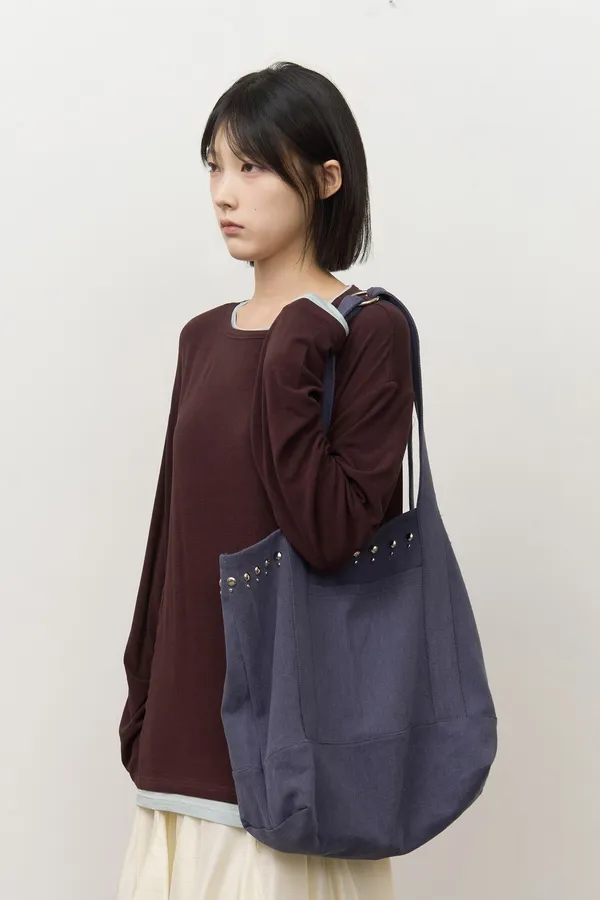 APM. Garments Lucy Layered T-Shirt - Black/Maroon/White