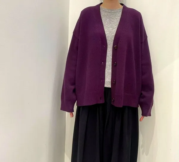 Stylish Purple Cardigan for Women - Comfortable and Versatile