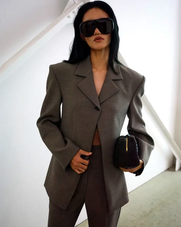 Stylish Slim-Fit Women's Jacket, Showcasing Elegance and Charm