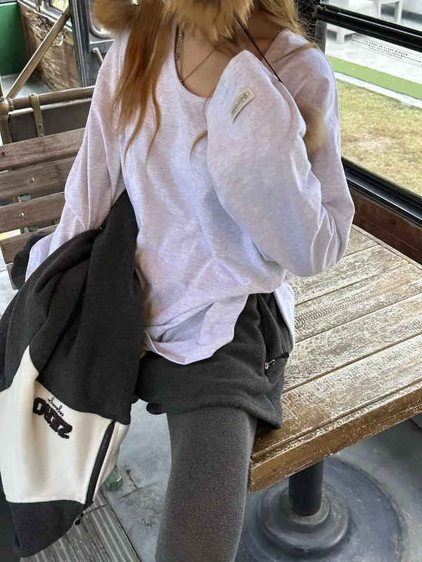 Comfortable Versatile Long Sleeve T-Shirt for Effortless Casual Style