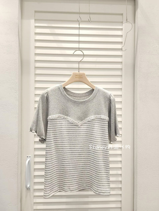 Stylish Striped Short Sleeve T-Shirt, Comfortable and Breathable for Summer Wear