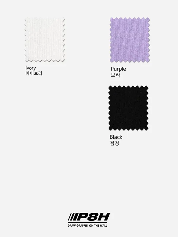 Multicolor Fabric Samples - White, Purple, Black