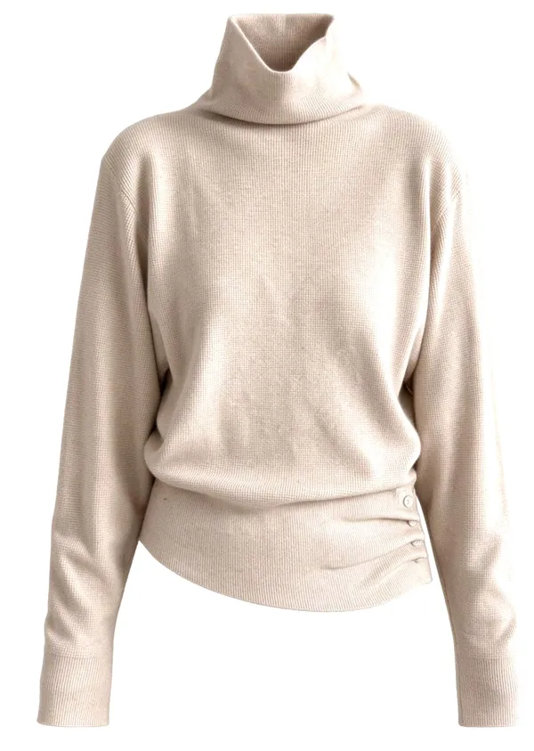 Fashionable Versatile Women's Turtleneck T-Shirt, Soft and Comfortable for Autumn and Winter Wear