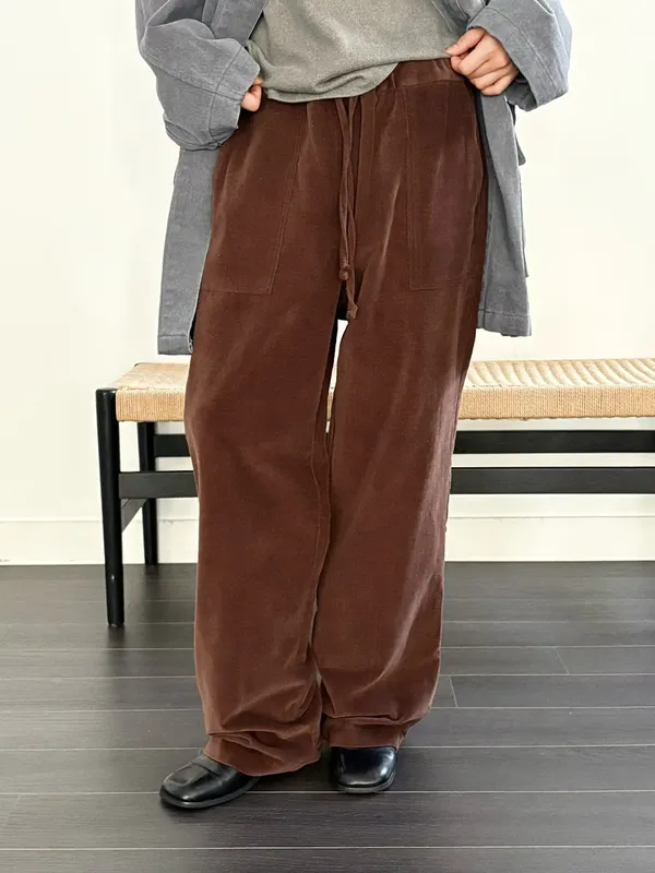 Fashionable Loose Velvet Long Pants for Ultimate Comfort