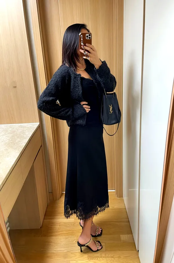 Elegant Black Lace Maxi Dress - Showcase Your Feminine Charm