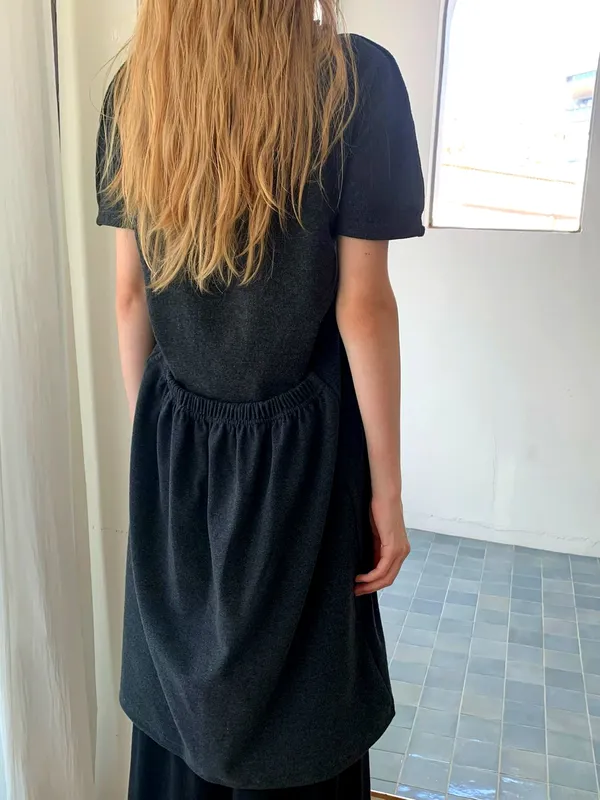 Stylish and Minimalist Black Dress, Exuding Elegance