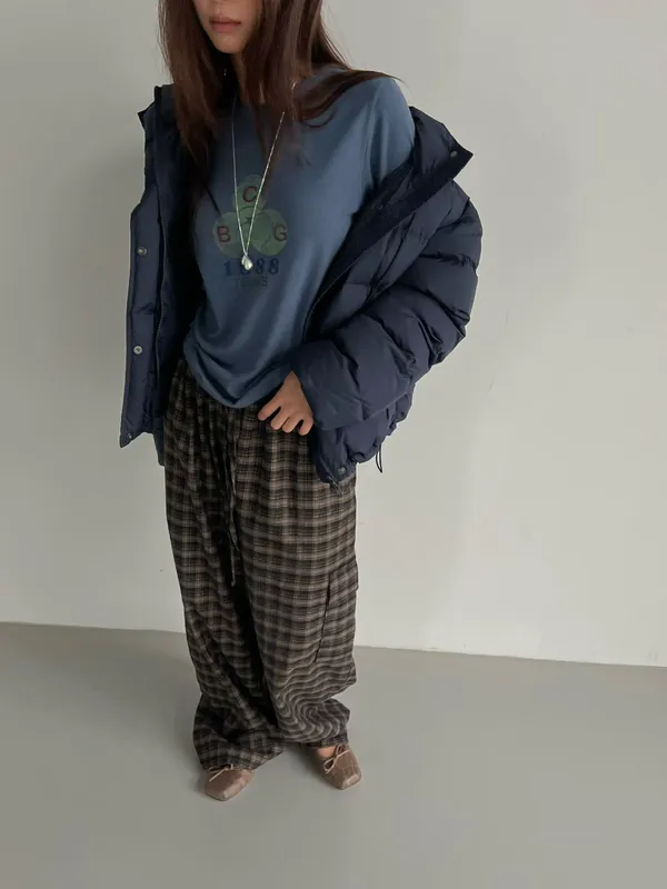 Stylish Plaid Women's Casual Pants, Comfortable and Versatile