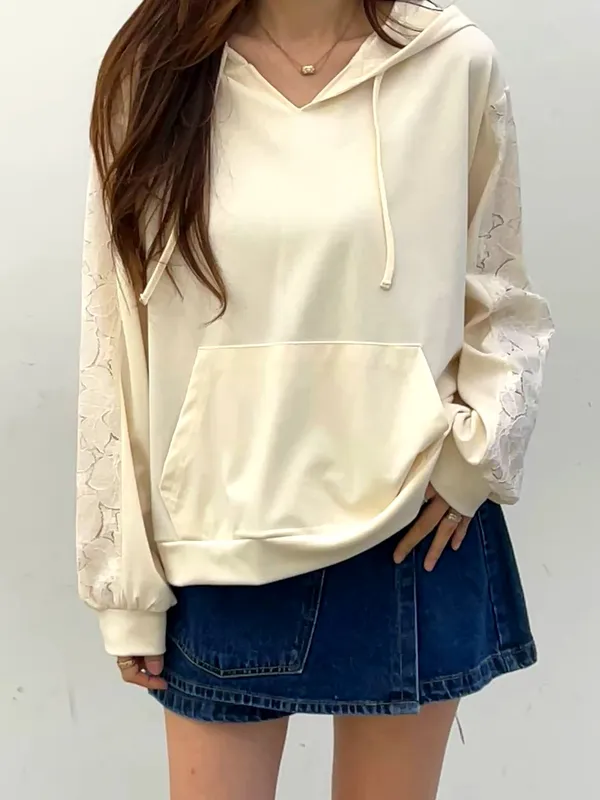 Trendy Casual Women's Hoodie, Comfortable Versatile Sweatshirt