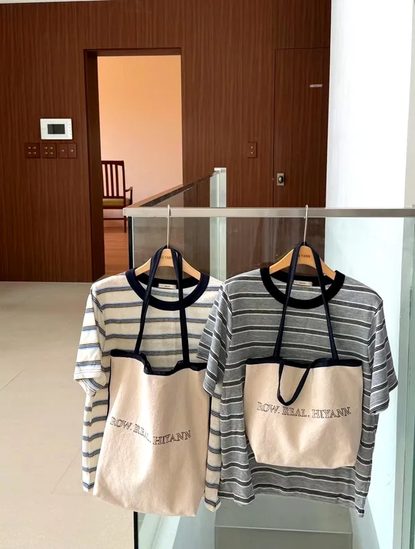 Fashionable Striped Women's Top, Comfortable Casual Style