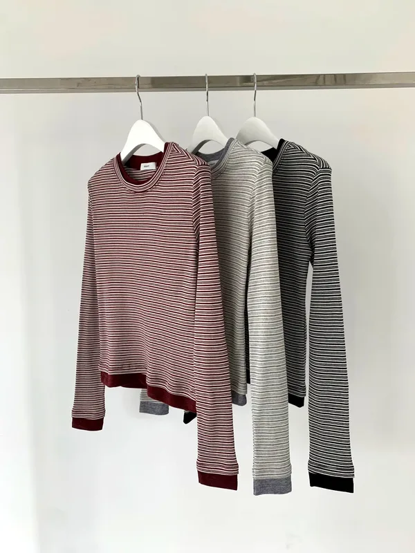 Fashionable Striped Women's Top, Comfortable and Versatile