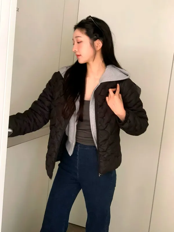 Stylish Women's Cotton Jacket - Warm and Comfortable, Perfect for Fall and Winter