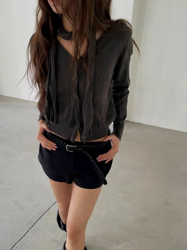 Elegant and Minimalist Women's Top, Lightweight and Breathable, Perfect with Shorts