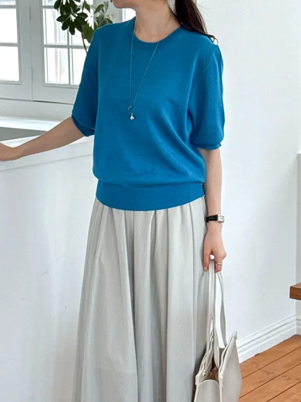 Fresh Blue Women's Sweater - Comfortable and Stylish