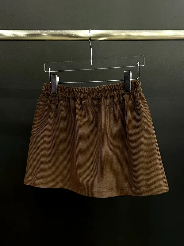 Comfortable Versatile Women's Short Skirt, Cotton Fabric, Casual Style