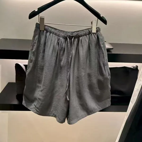 Comfortable Breathable Gray Casual Shorts