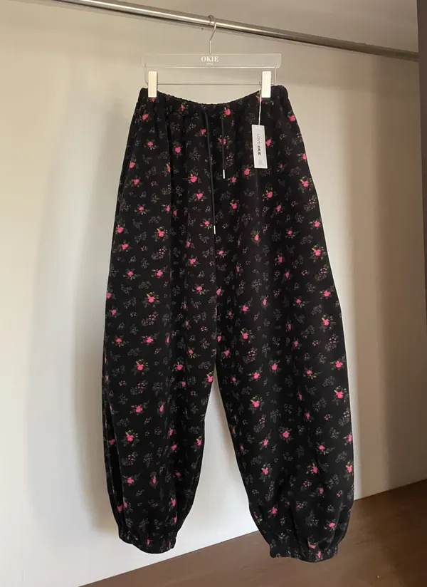 Floral Print Loose Casual Pants - Comfortable and Stylish