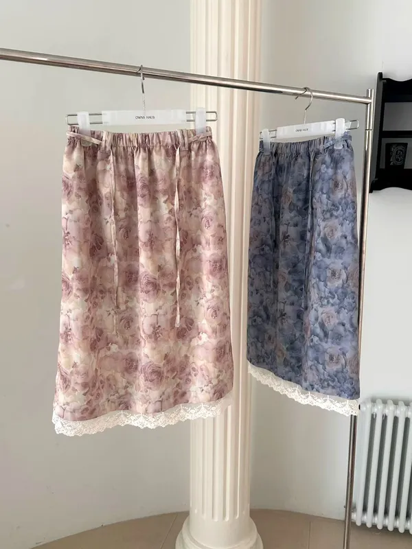 Fresh Floral Midi Skirt - Elegance at Its Best