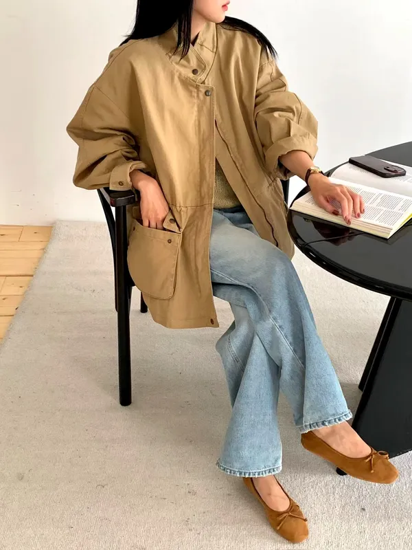 Stylish Casual Women's Jacket - Comfortable and Versatile