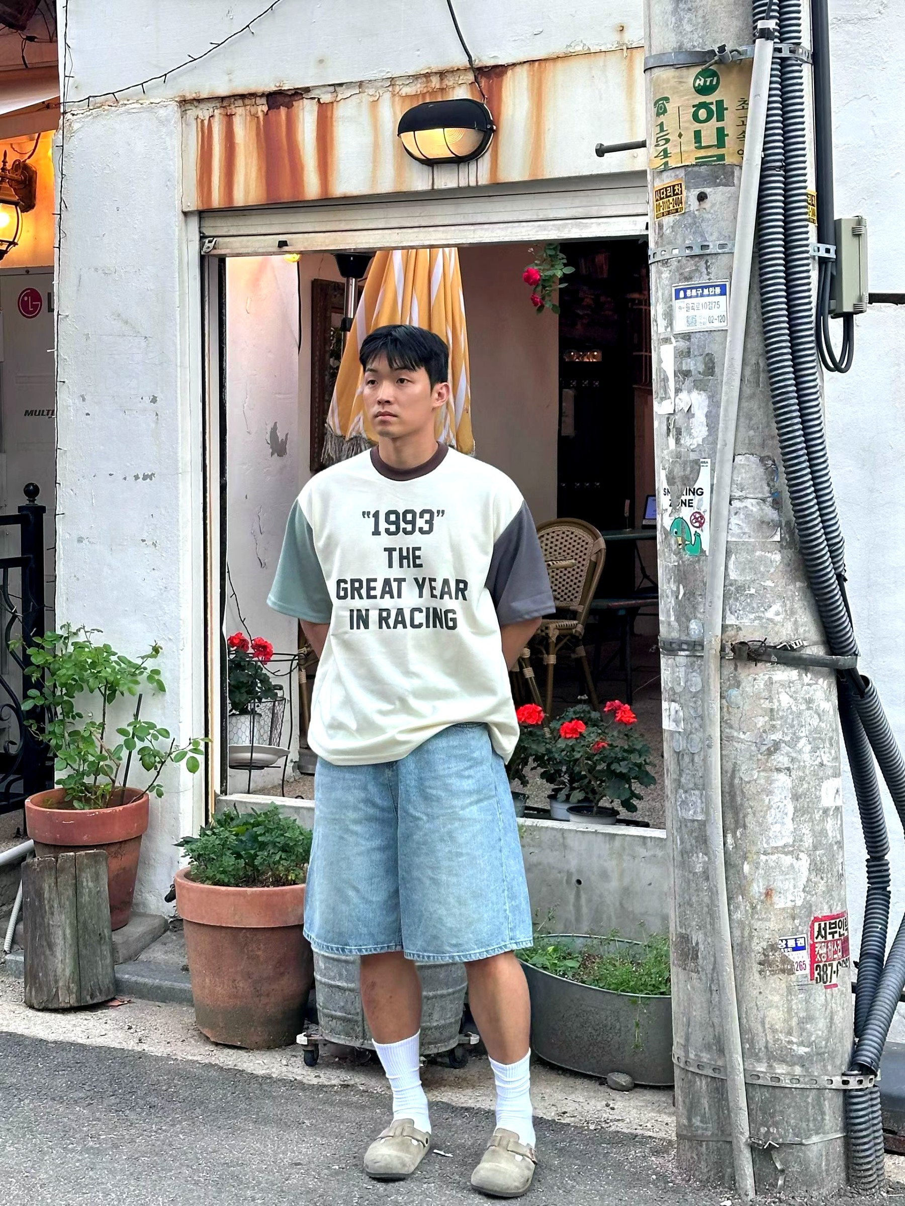 1993년 레이싱 테마 남성 상의, 캐주얼 스타일