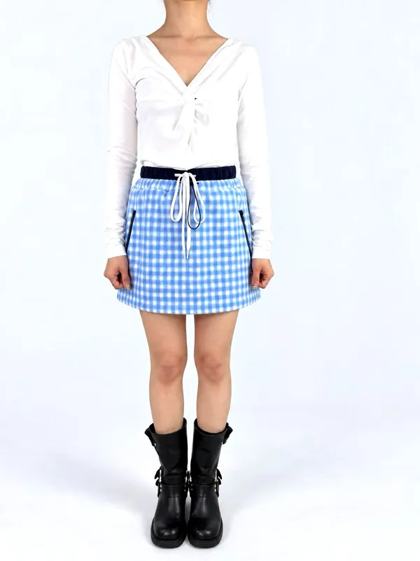 Fresh Checkered Mini Skirt - Showcase Your Elegant Charm