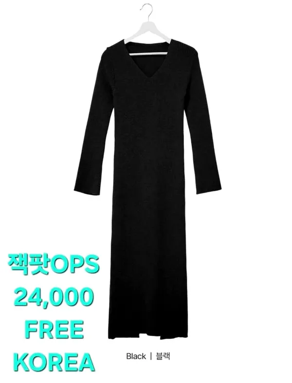 Elegant V-Neck Black Dress to Showcase Your Charming Curves