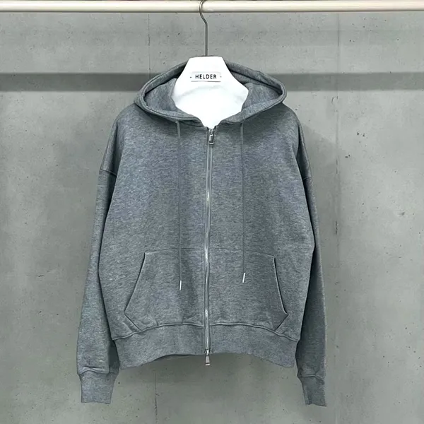 Stylish Casual Gray Hoodie Jacket - Comfortable and Versatile