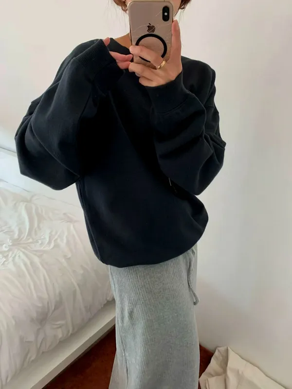 Hoodie Kasual Bergaya, Selesa dan Serbaguna untuk Musim Bunga dan Musim Luruh