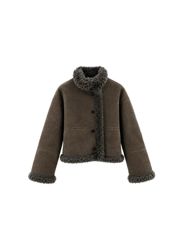 Stylish Warm Women's Short Jacket, Soft and Comfortable for Fall and Winter