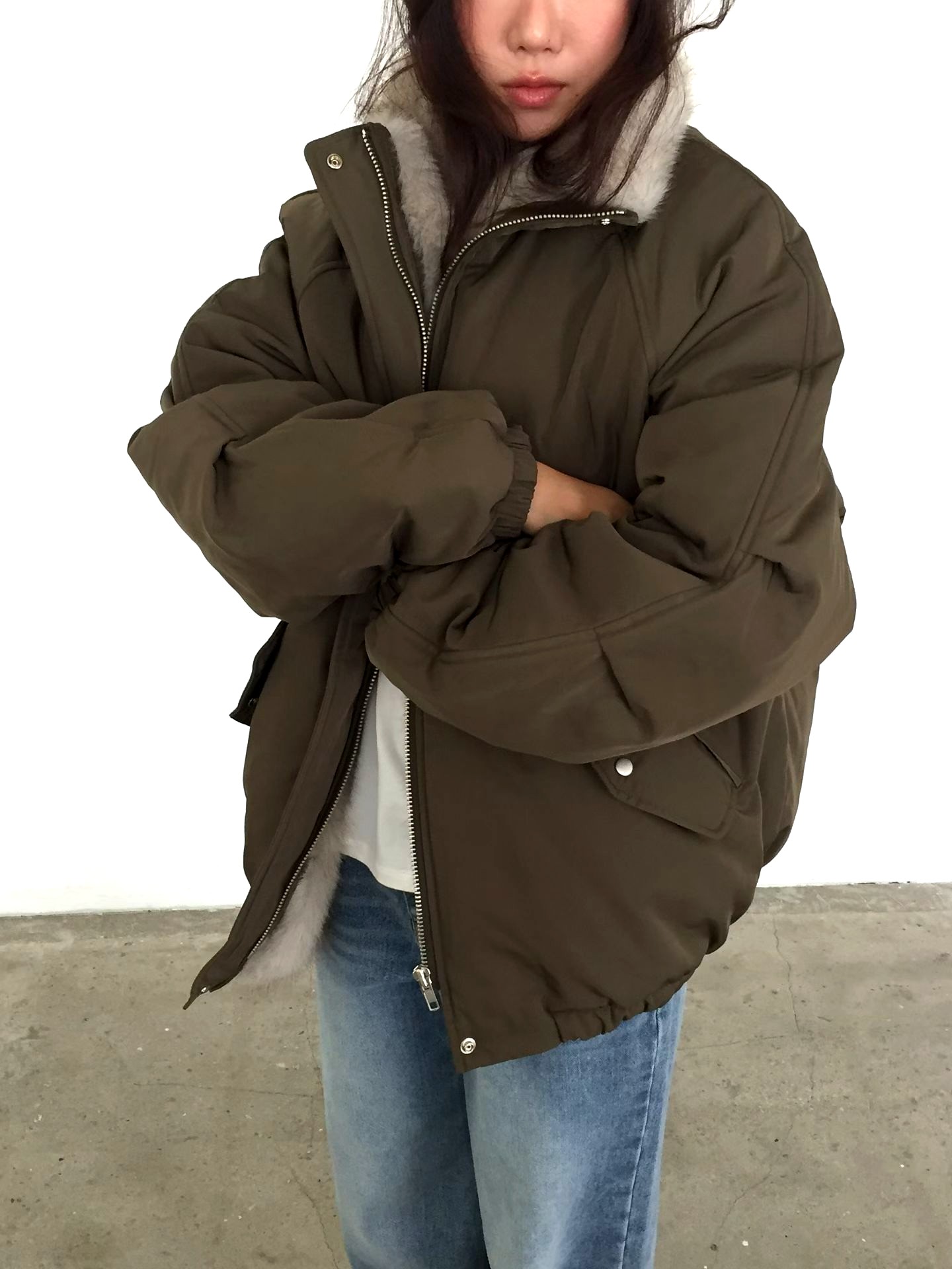 스타일리시하고 따뜻한 여성용 재킷 - 편안하고 다재다능한