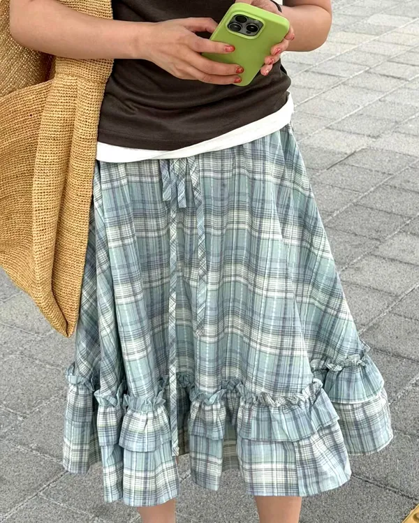 Fresh Plaid Women's Dress - Elegant and Stylish